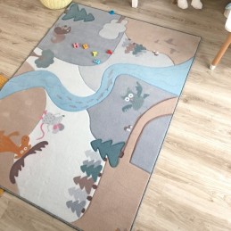 Teppich WALDPFAD 3D,...