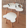 Hocker- und Tischset BÄR KARL, Öko-Sperrholz